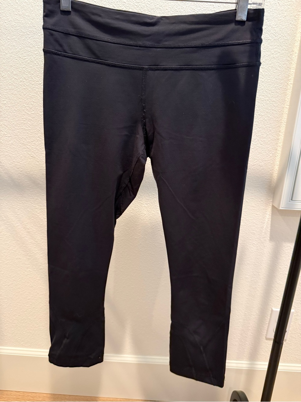 lululemon athletica Black Cropped High-Rise Leggings